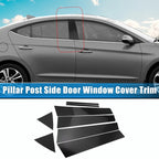 8pcs Pillar Post Side Door Window Cover for Hyundai Elantra (2017–2020)