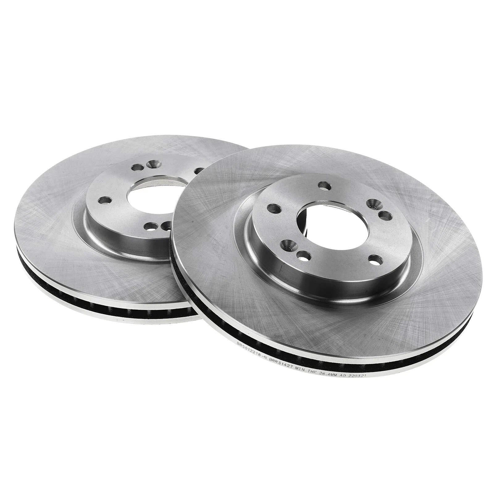 Front Disc Rotor & Ceramic Pad Set for Hyundai Sonata, Kia Optima (2011-2015)