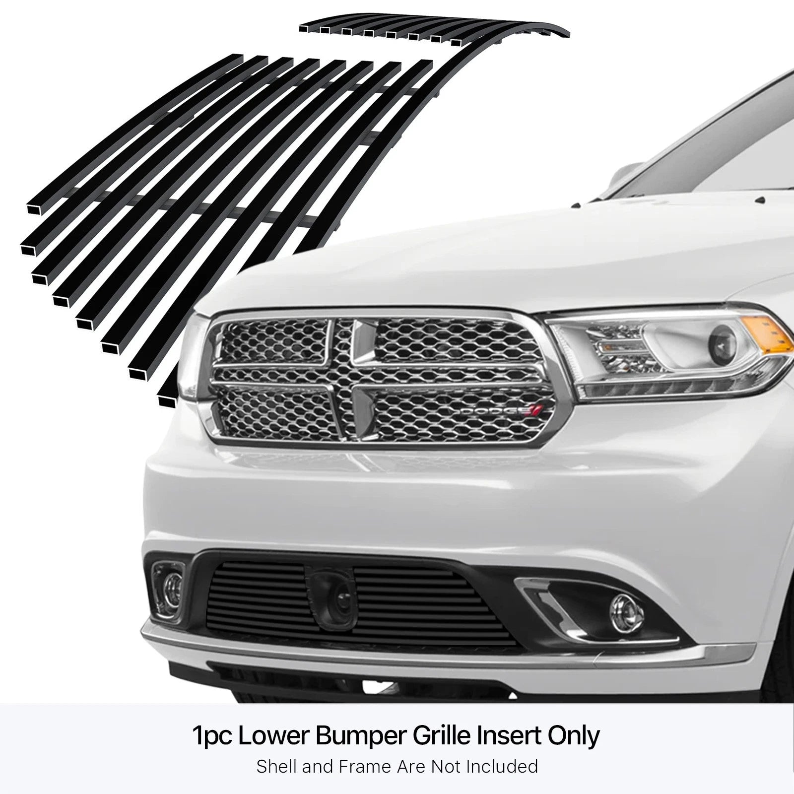 Stainless Black Billet Grill for Dodge Durango (2014-2020)