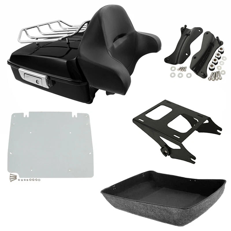Trunk Pad Rack Mount Docking Plate for Harley Road King Glide (2014–2026)