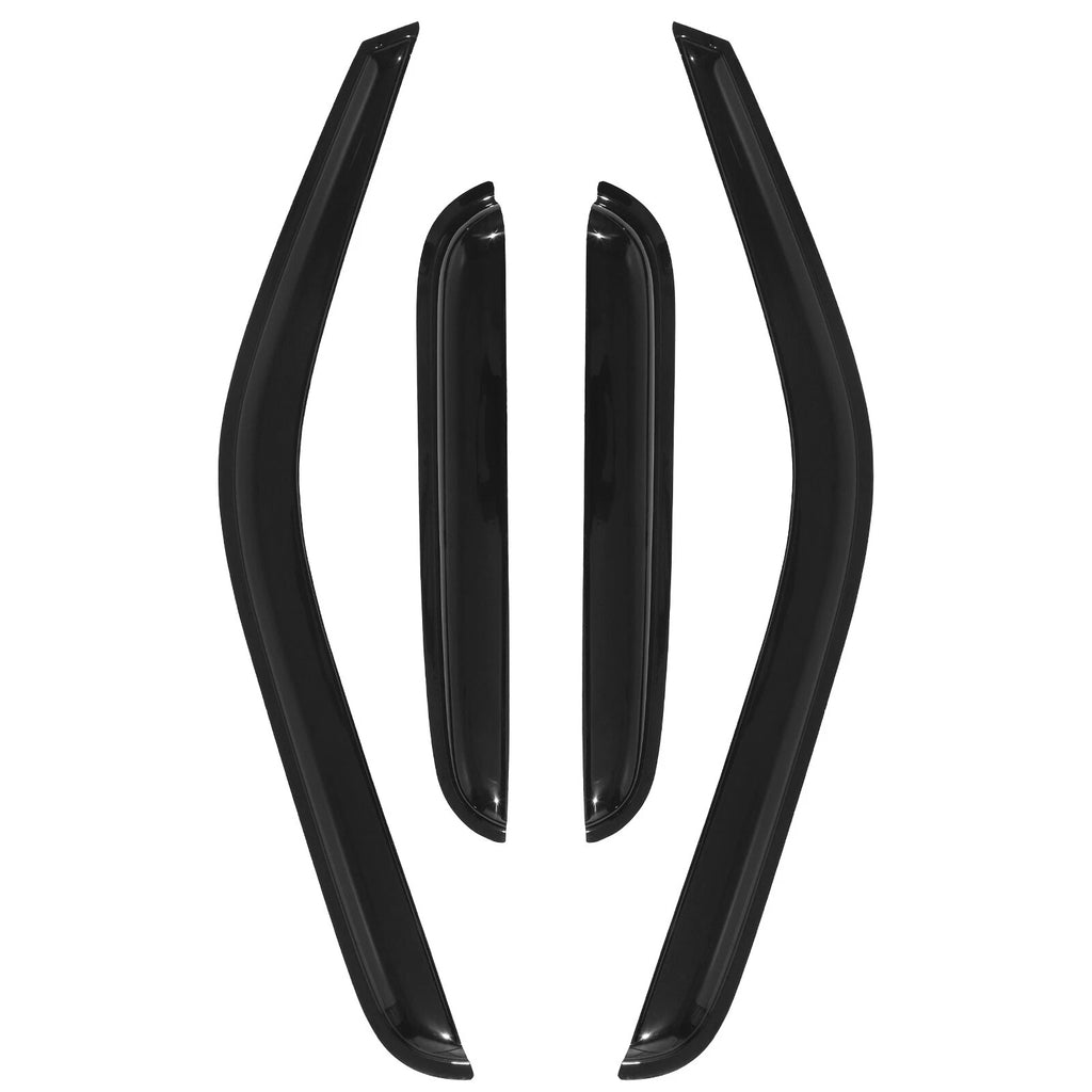 Acrylic Window Visor Sun Rain Deflector Guard for Chevy GMC Extended (1999–2006)