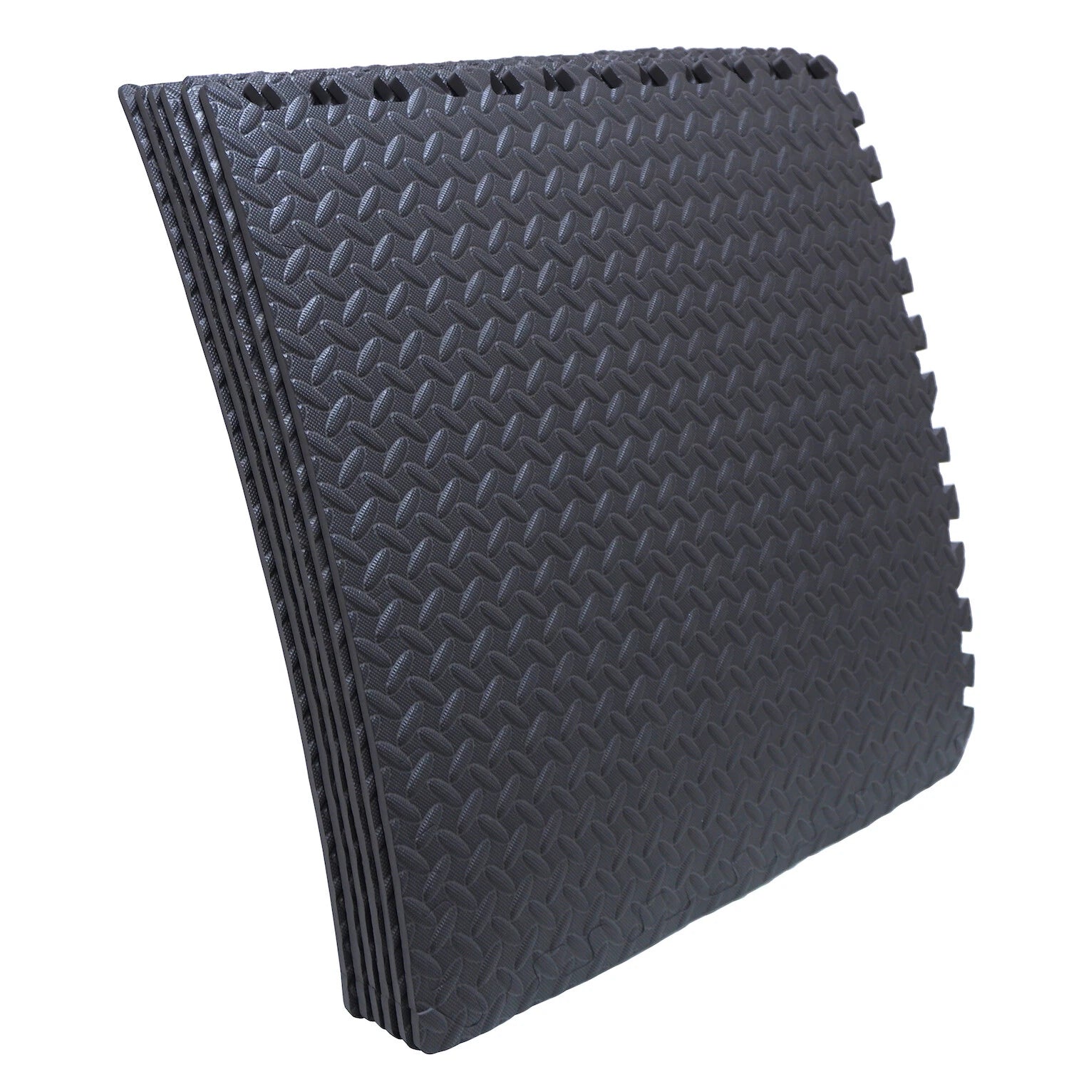 Set of 6 EVA Foam Exercise Floor Mats 24"x24" for Gym Fitness Yoga