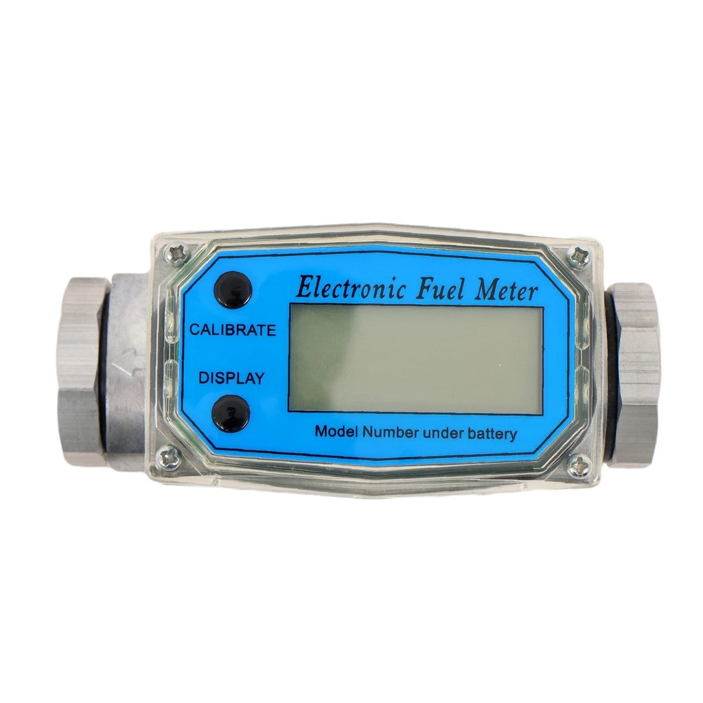 Digital Turbine Flow Meter for Liquid Flow (1" 2.6-26 GPM)