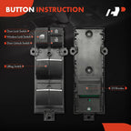 Front Left Power Window Switch for Toyota RAV4 C-HR (2019-2021)