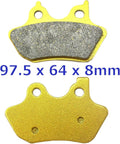 Set of 4 Brake Pads for Harley Davidson Touring (2000–2007) FLHR FLHT