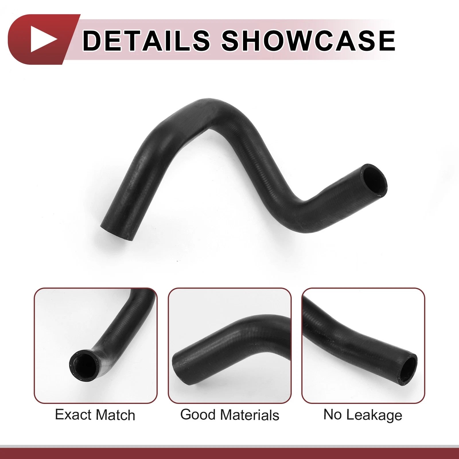 Radiator Coolant Hose for Toyota Corolla (2001–2009) No. 16572-21030 Rubber