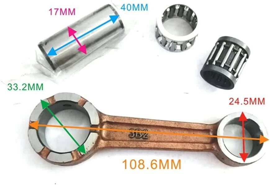 Connecting Rod Kit for Tohatsu Outboard NS8B (6, 8, 9.8 HP) (3B2-00040-0)