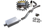 2.5" Aluminized Exhaust Kit for Jeep Wrangler TJ (1997–2000)