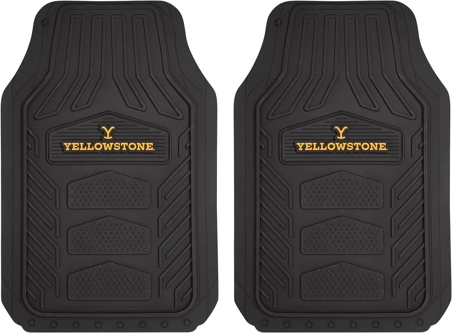 Set of 2 Plasticolor 001453R01 Yellowstone WeatherPro Front Floor Mats Universal Fit