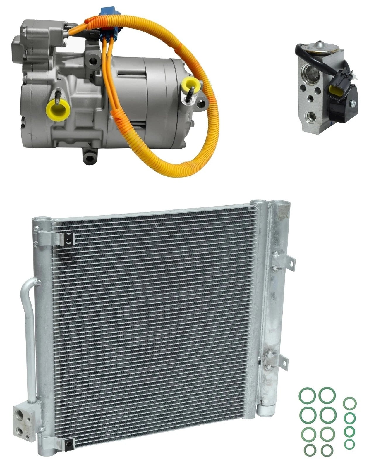 AC Compressor Kit With Condenser Replacement for Tesla Model S (2018–2018)
