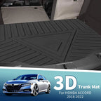 Flat Face Cargo Liner Rear Trunk Mat for Honda Accord (2018-2022) 1 x TPE