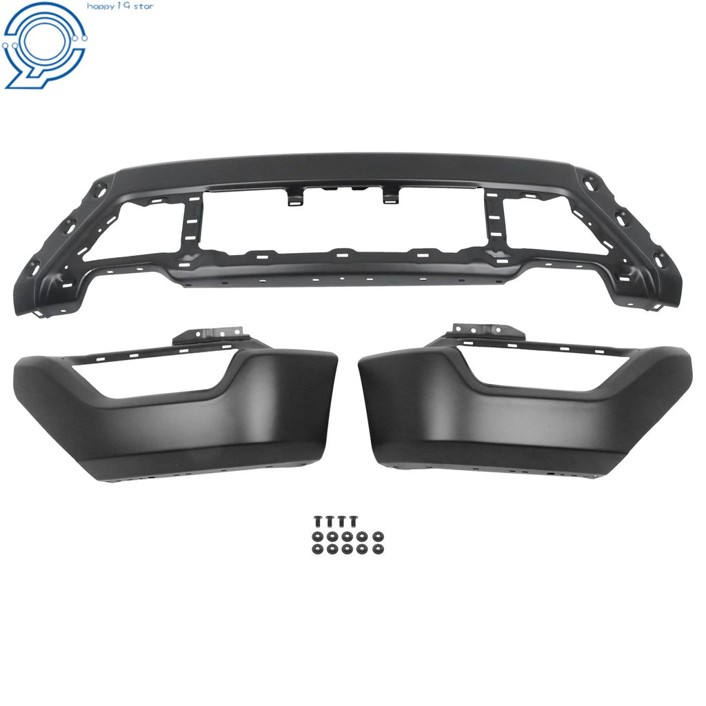 Black Split Front Bumper Face Bar for Ford F150 (2021-2023)