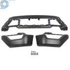 Black Split Front Bumper Face Bar for Ford F150 (2021-2023)