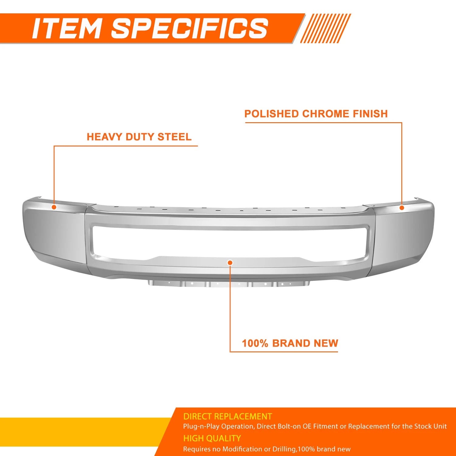 Front Bumper Reinforcement Impact Bar for VW Jetta (2011–2018)