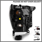 Driver Halogen Headlight Left Side for Ford F150 Pickup (2021–2023)