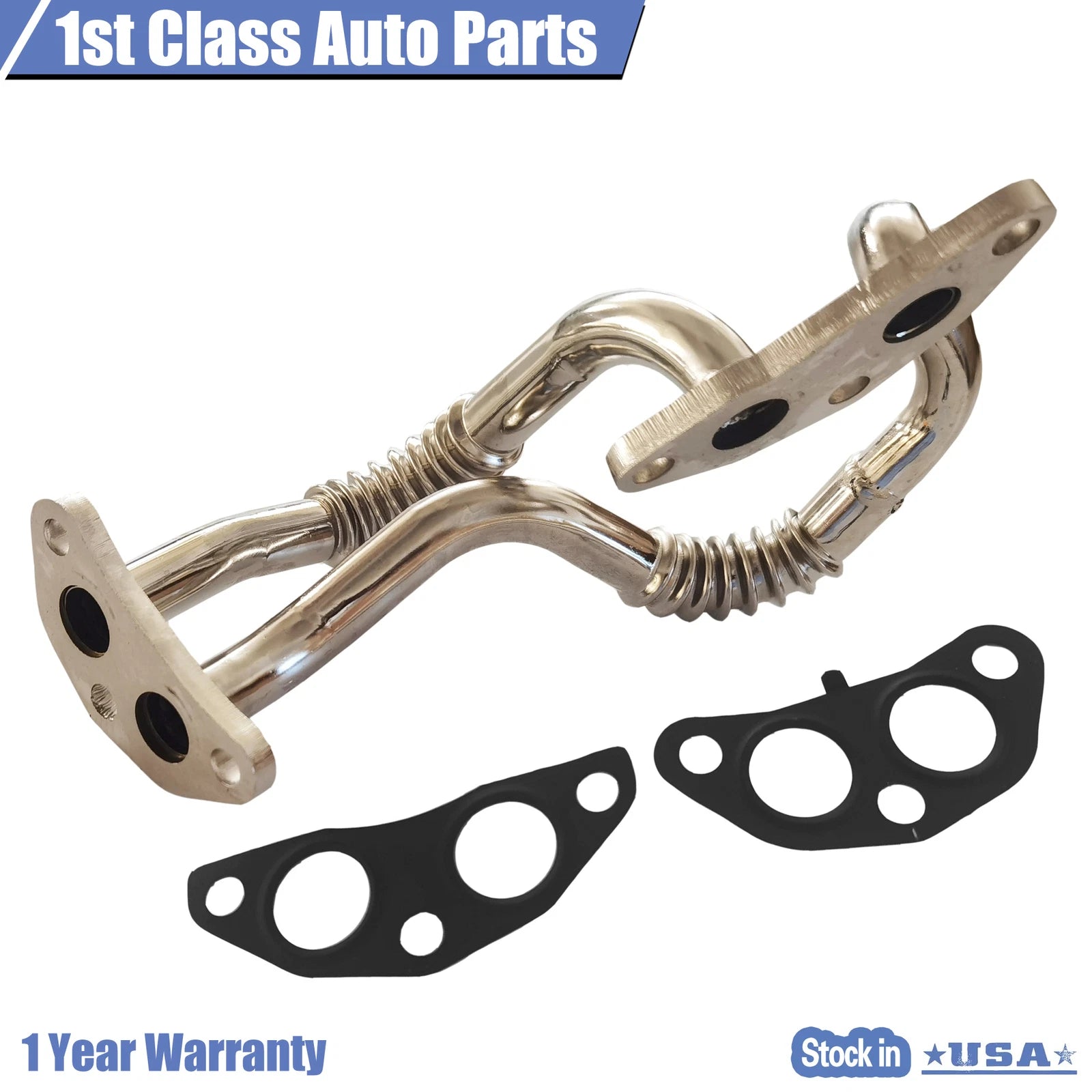 Oil Cooler Pipe with Gasket for Toyota Highlander Sienna Venza Lexus RX350 (2007–2019)