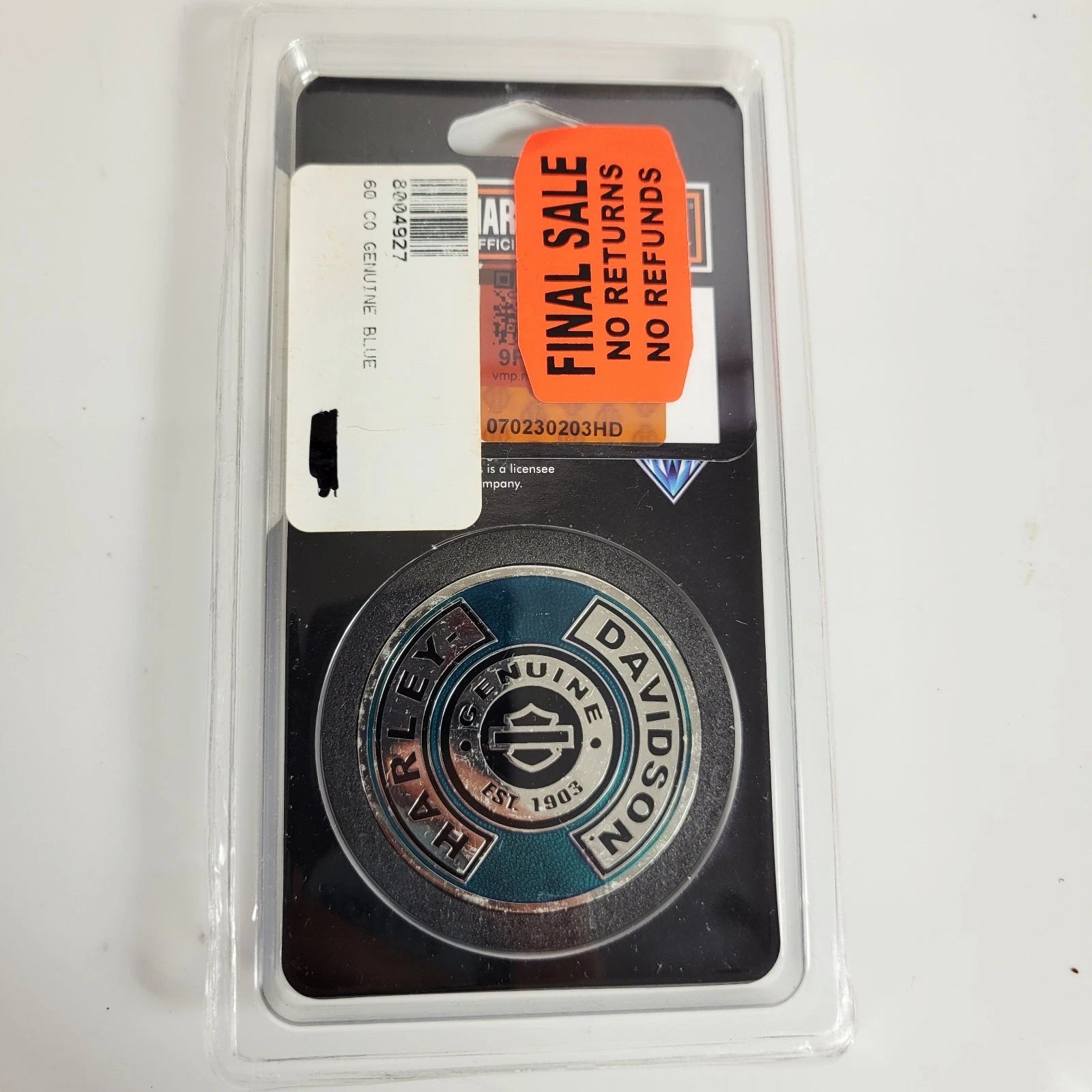 Winged #1 Logo Metal Challenge Coin for Harley-Davidson (1.75")