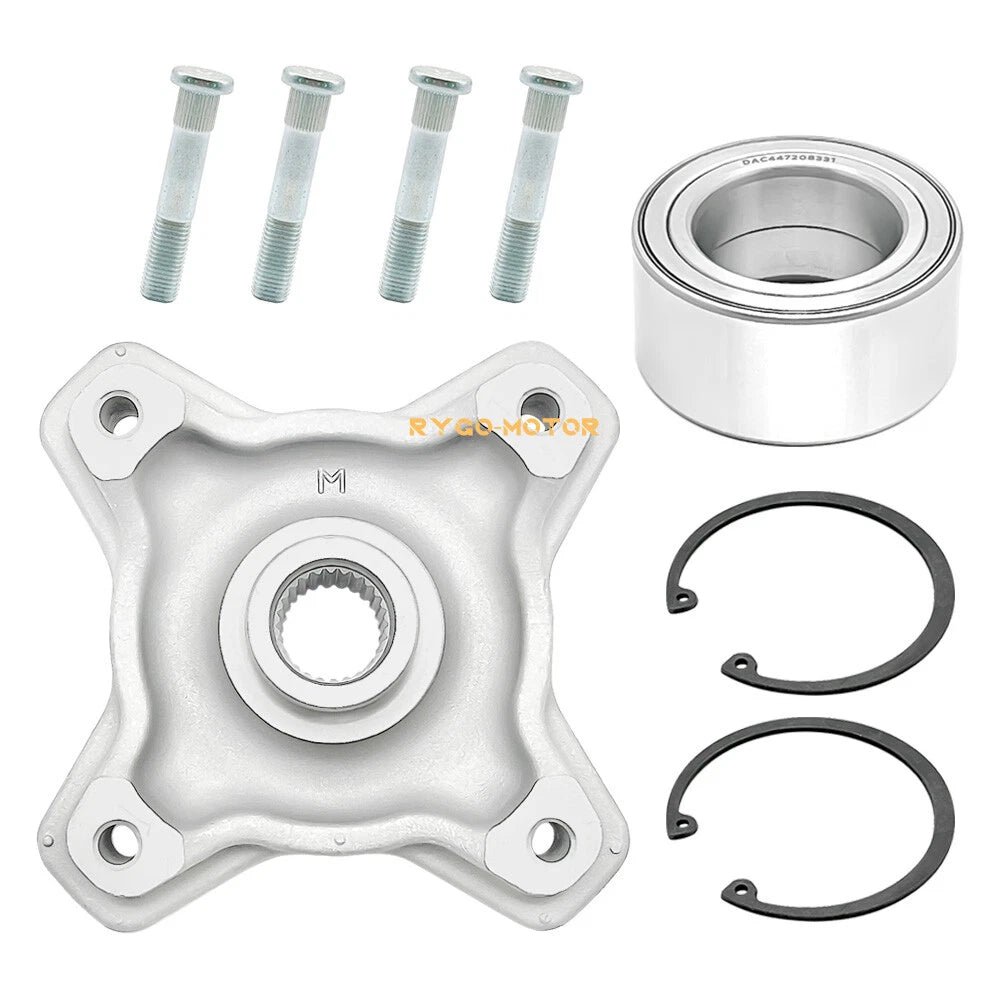 Front Wheel Hub & Bearing Kit with Studs for Polaris Scrambler 1000 850 (2013–2021)