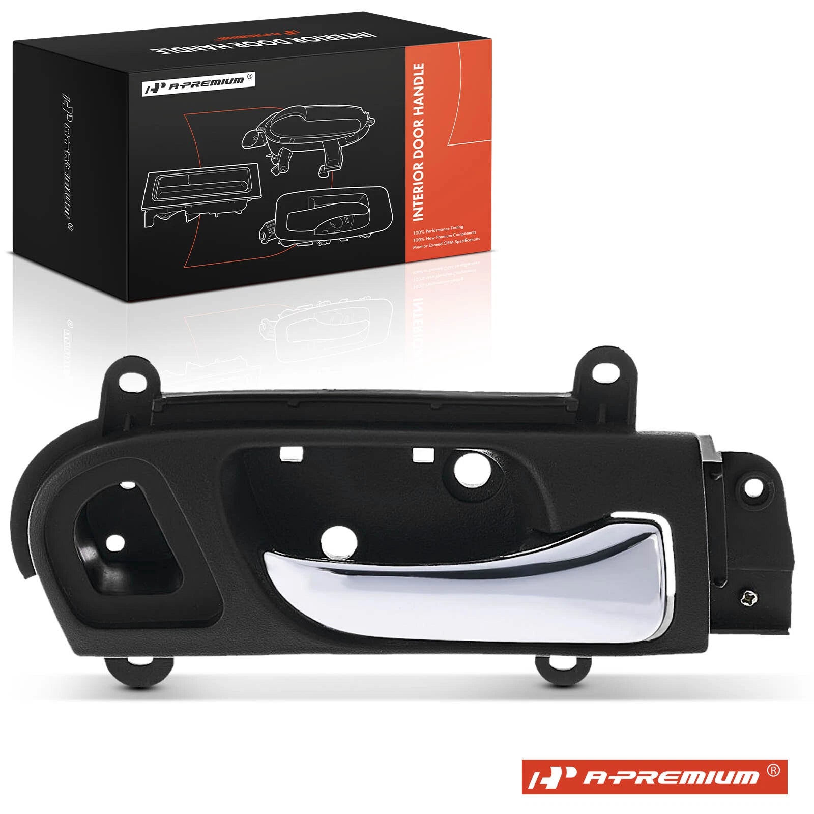 Chrome Front Passenger Interior Door Handle for Honda Accord (2003–2007)
