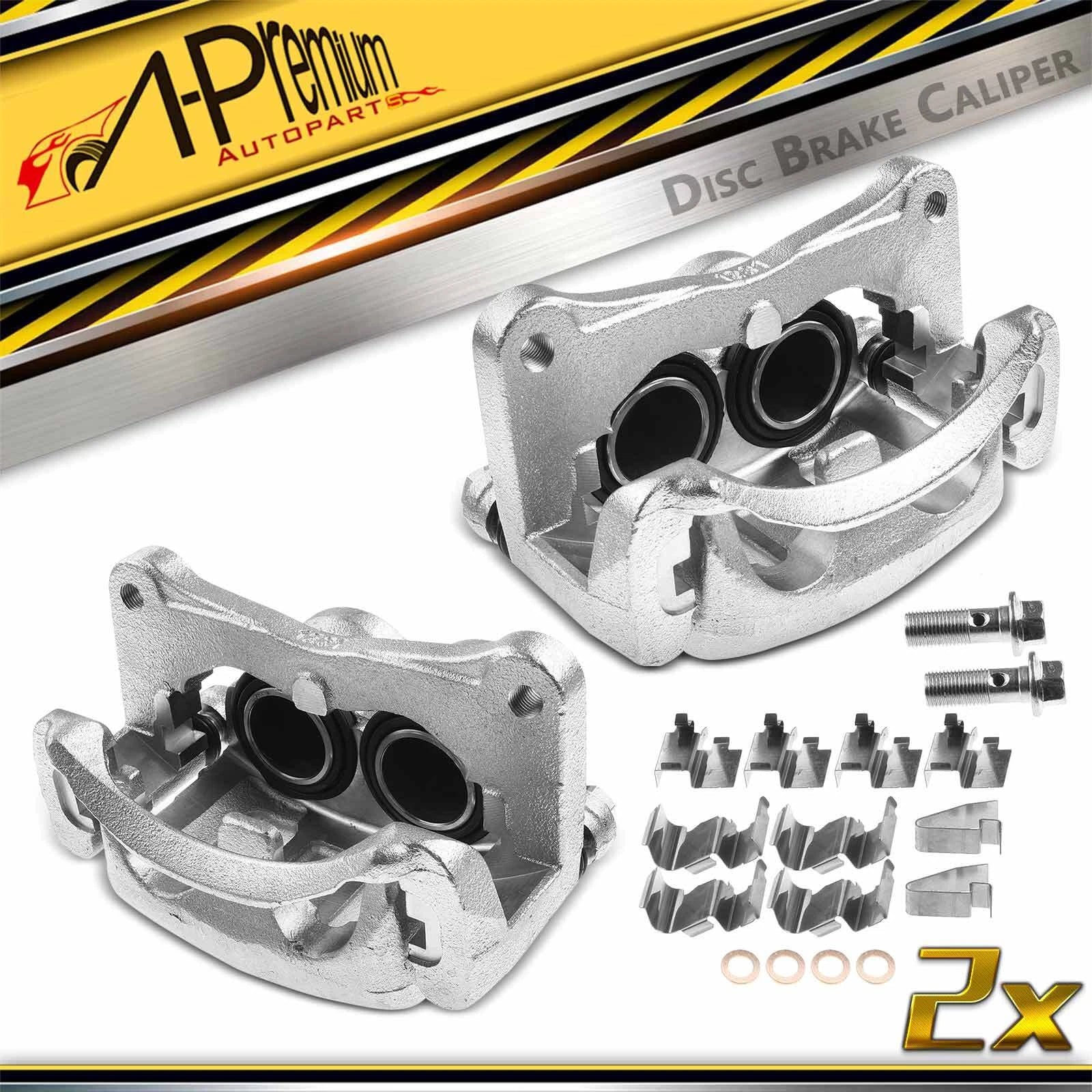 Pair Front Disc Brake Calipers for Mitsubishi Montero (2001–2006)