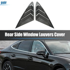 Rear Side Window Louver Shades Covers for Hyundai Sonata DN8 (2020-2022)