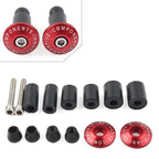 CNC 7/8" Handle Bar End Weights for Dirt Bike (Red)