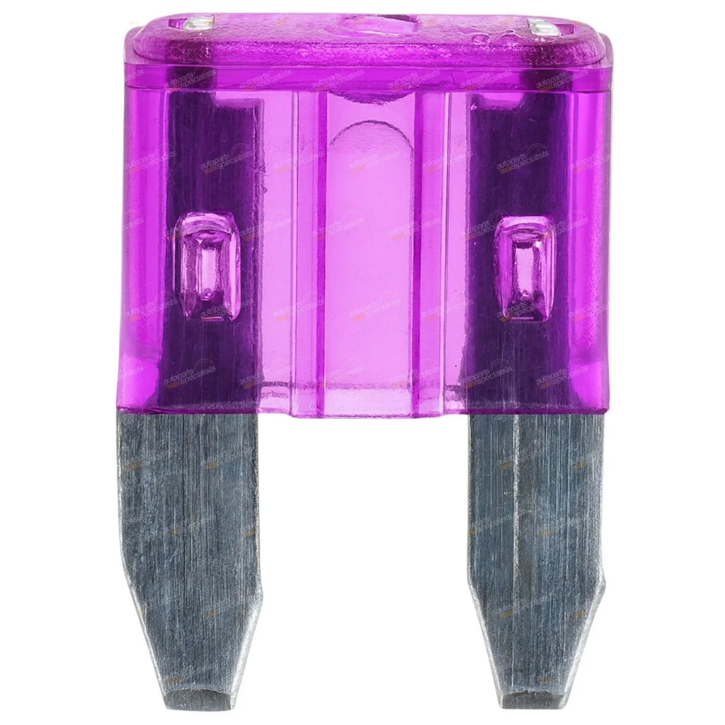 100 x Mini-Blade ATM Fuses 3Amp Purple