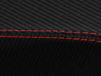 Carbon Fiber Console Lid Cover for Toyota Supra MK3 (1986–1992) Red Stitch