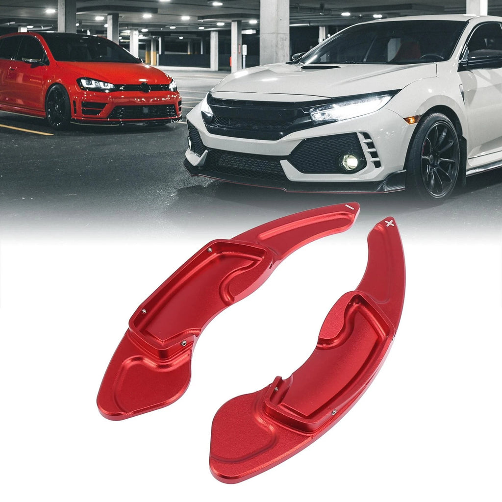 Pair Red Shift Paddle Shifters for Subaru Outback Forester (2015–2023)