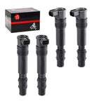 Set of 4 Ignition Coils for Honda CBR600F4 CBR600F4i CBR954RR CBR929RR (1999–2006)