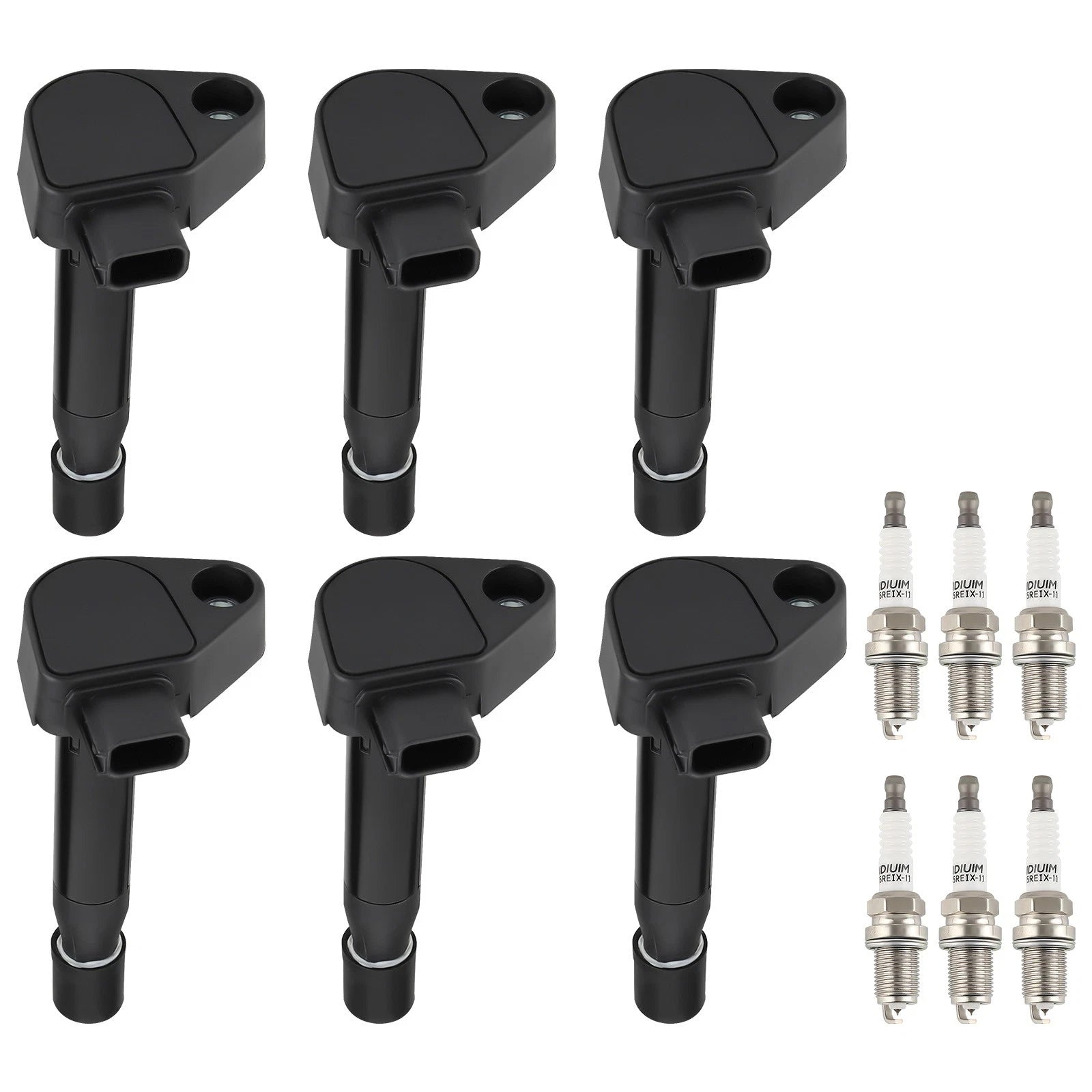 6X Ignition Coils & 4X Spark Plugs for Honda Odyssey Accord Acura CL TL (V6)