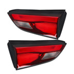 Set of 2 Rear Black Halogen Tail Lights for GMC Terrain (2018–2021)