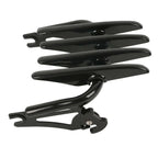 Black Stealth Luggage Rack w/ Docking Hardware for Harley Touring (2009-2013)