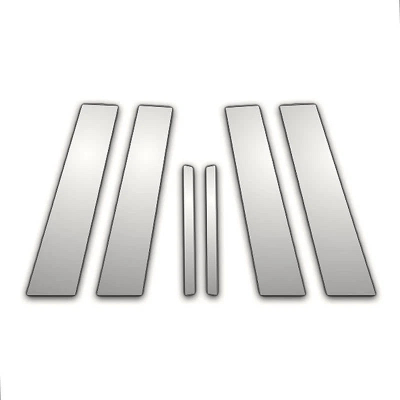 6Pc Chrome Pillar Post Covers for Dodge Durango (2004–2010)