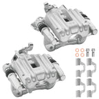 Pair Rear Brake Calipers for Volkswagen Golf City (2007–2010) 19B2577 19B2576