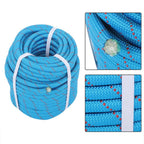 1/2" Double Braid Polyester Rope for Heavy-Duty Use (8400 lbs Breaking Strength)