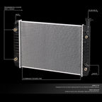 Full Aluminum Core Radiator for GMC Safari/Chevy Astro (1985–1994) DPI 312