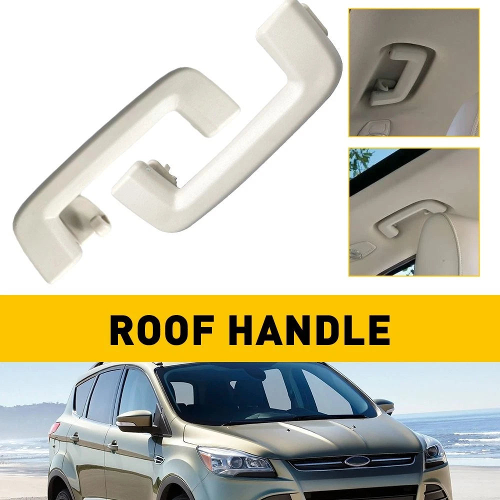 Set of 2 Front Rear Roof Grab Handles for Ford Escape (2013–2019) Beige