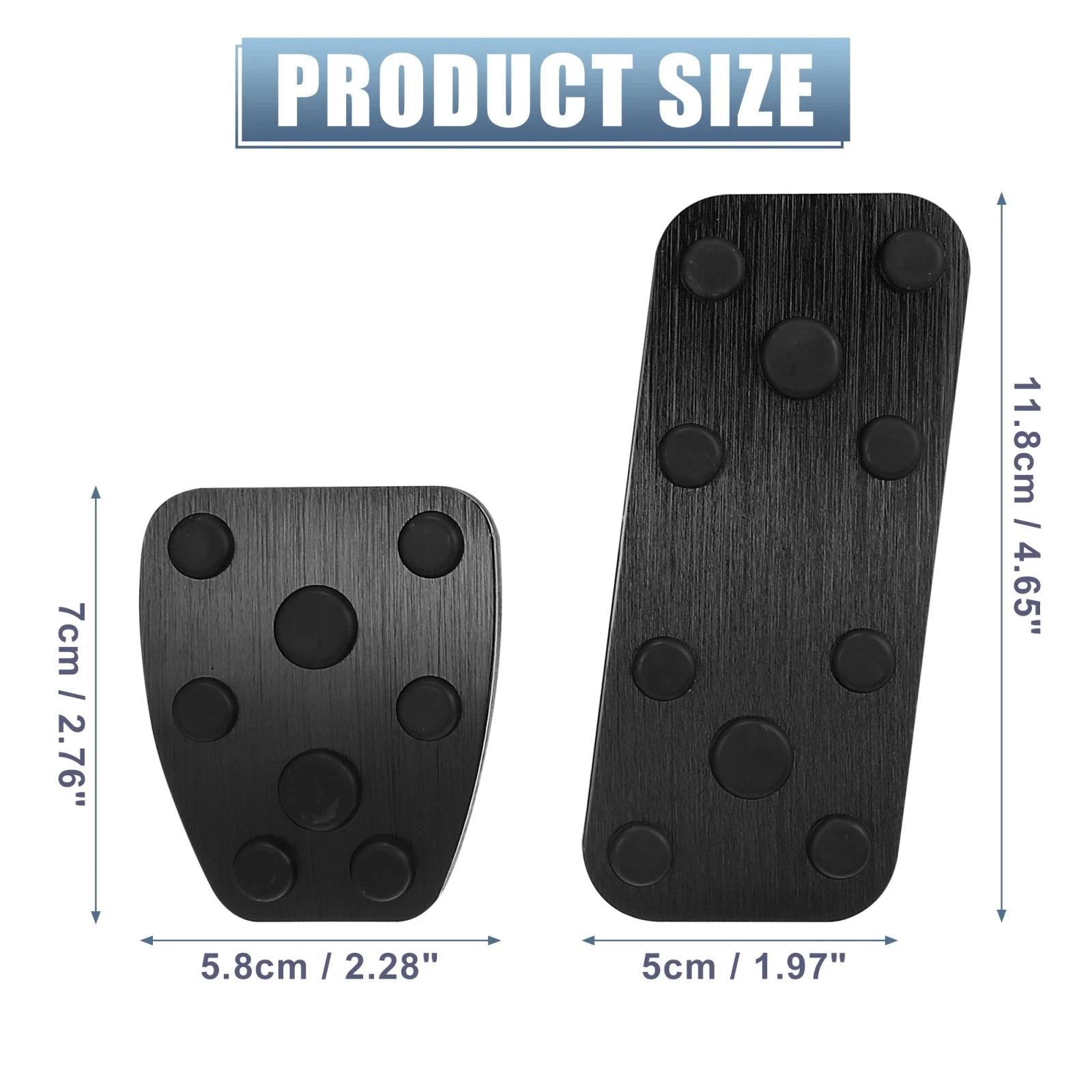 Foot Pedal Gas Brake Clutch Cover Kit for Subaru Impreza Forester 