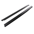 Set of 2 Bed Rail Cover Caps for Chevy Silverado 1500 (2007–2013) 7241104 Black