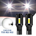 2X 921 T15 LED Backup Reverse Light Bulbs for