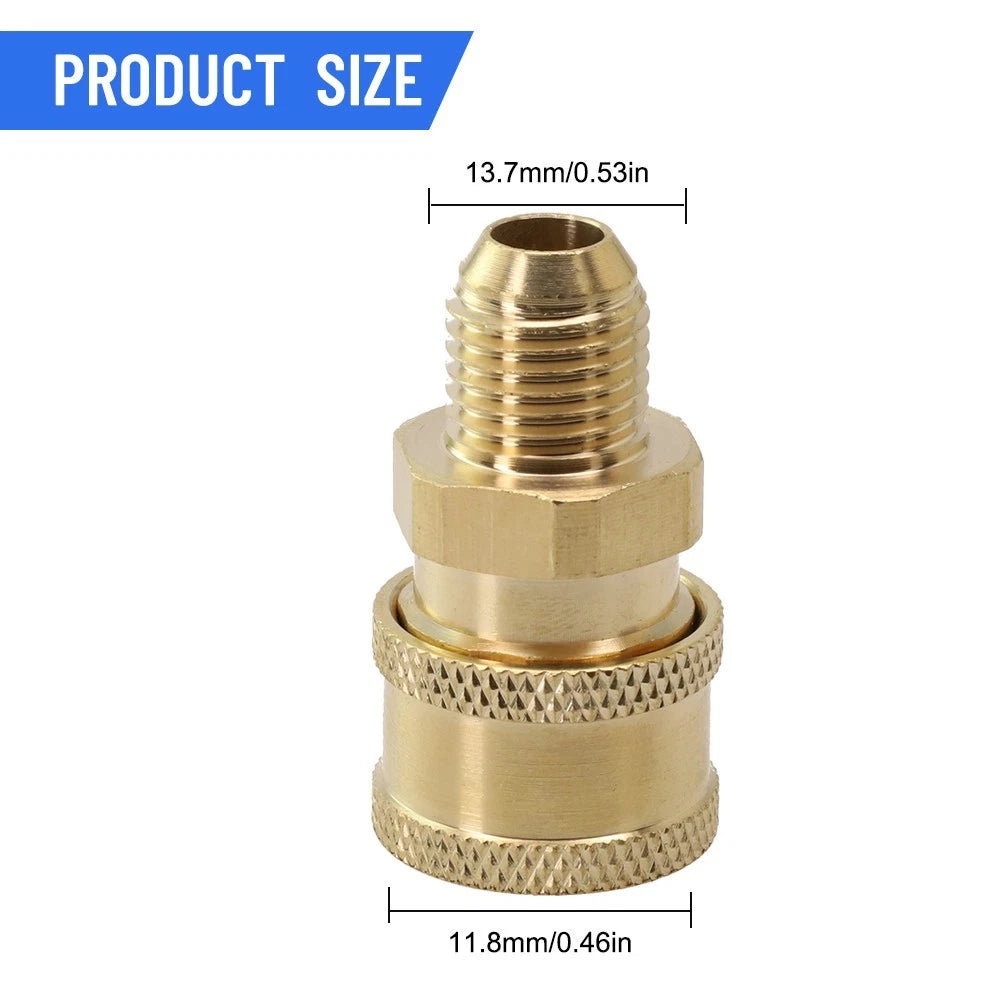 Stainless Steel Quick Adapter Connector Coupler Fitting for Boats (14 Inch)