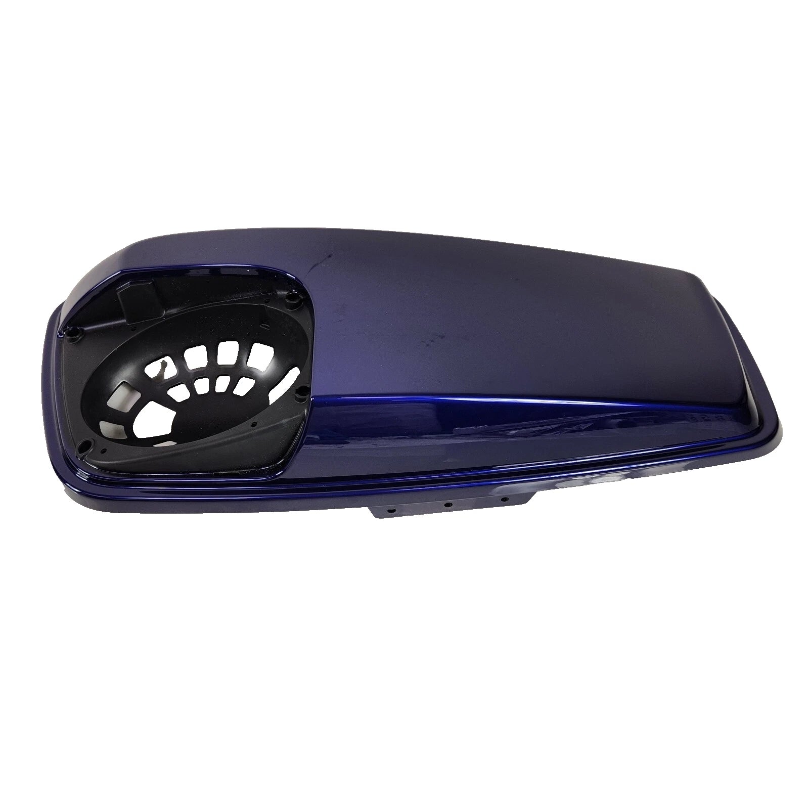 Left Saddlebag Boom Speaker Lid for Harley Touring (2014–2023) - Zephyr Blue