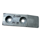 Zimar MC-80 Marine Zinc Anode Bolt On Plate for Marine Applications (OEM)