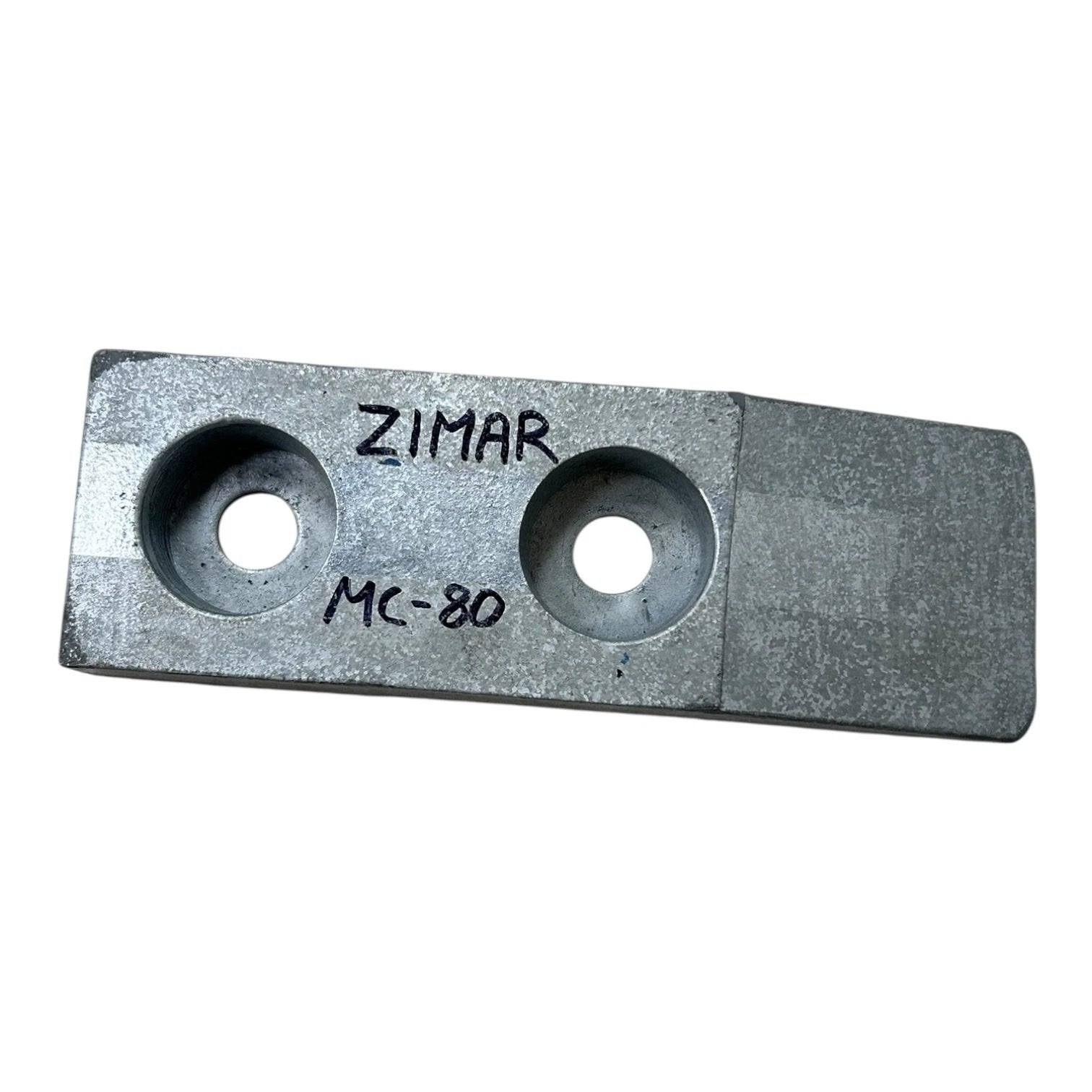 Zimar MC-80 Marine Zinc Anode Bolt On Plate for Marine Applications (OEM)