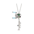 Compact Alloy Pendant Necklace for Fishing Reel