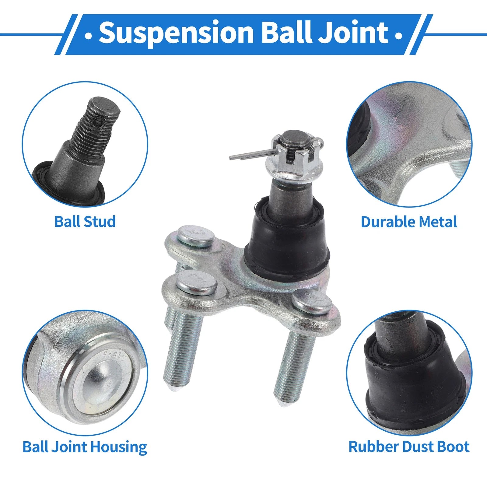 2X Front Lower Ball Joints for Honda CR-V (2023–2024) No. 51220TMJT51