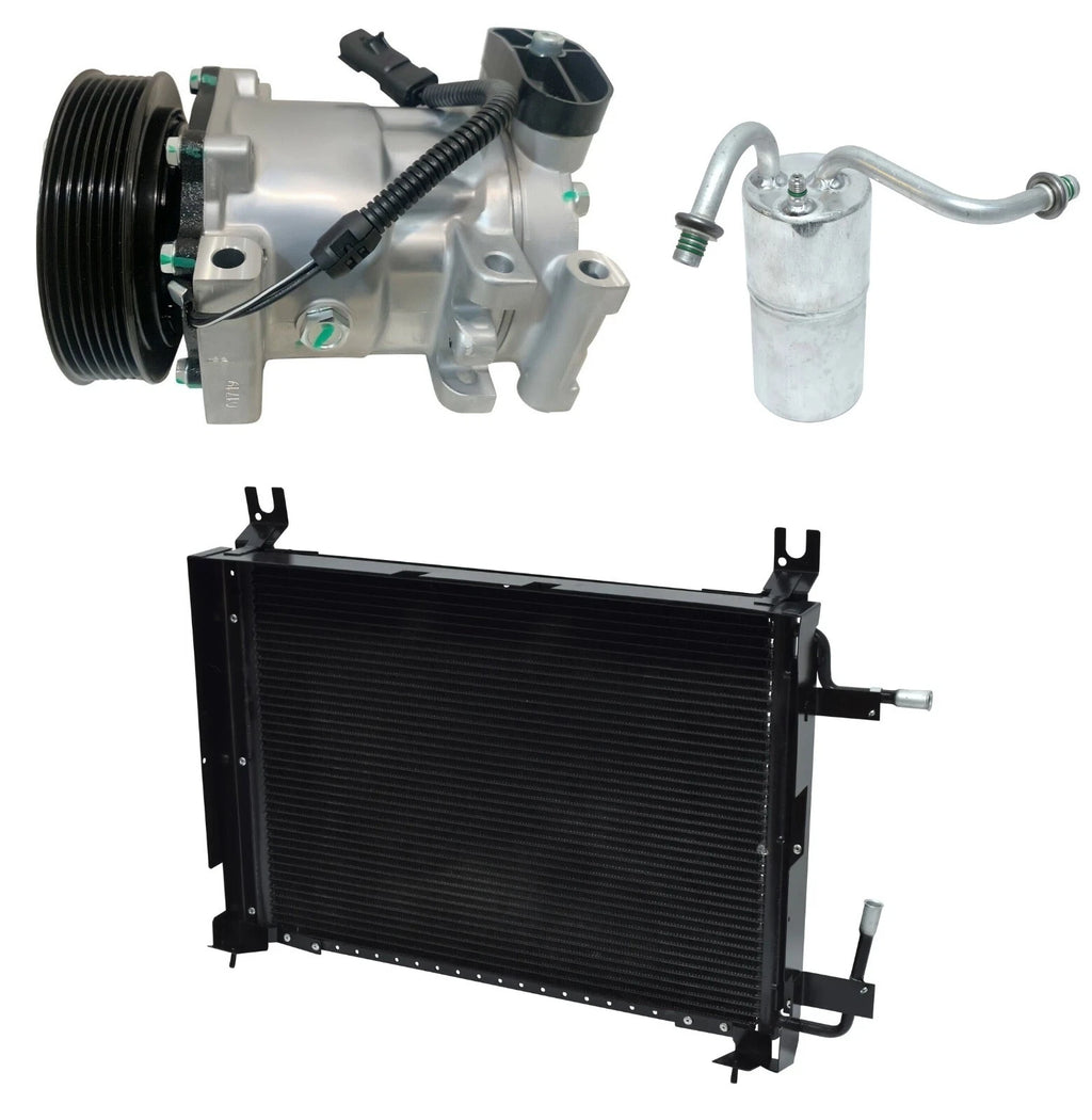 AC Compressor Kit W Condenser for Dodge Ram 1500 (1997–2001)