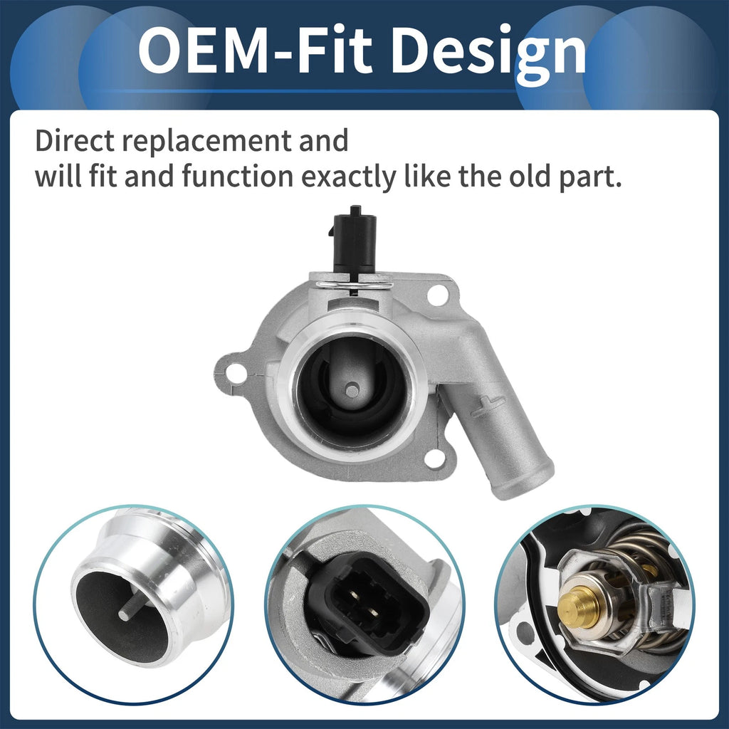 Engine Coolant Thermostat Housing Assembly for Chevrolet Cruze (2011–2015) No. 55593034
