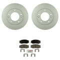 Bosch Front Rotors & Blue Ceramic Disc Brake Pad Kit for Kia Sorento (2003–2006)